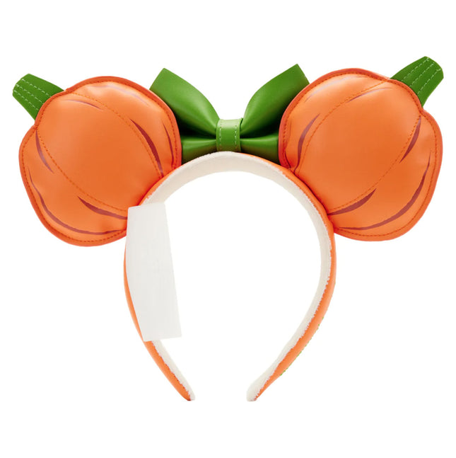 Minnie Mouse Pumpkin Oh My Ears Glow In The Dark Headband- back view