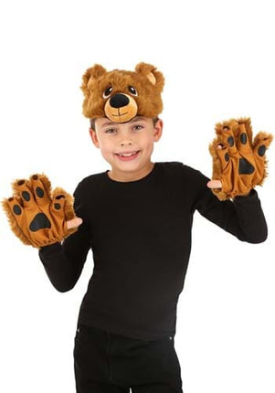 Bear Headband & Paws Kit- worn by boy model