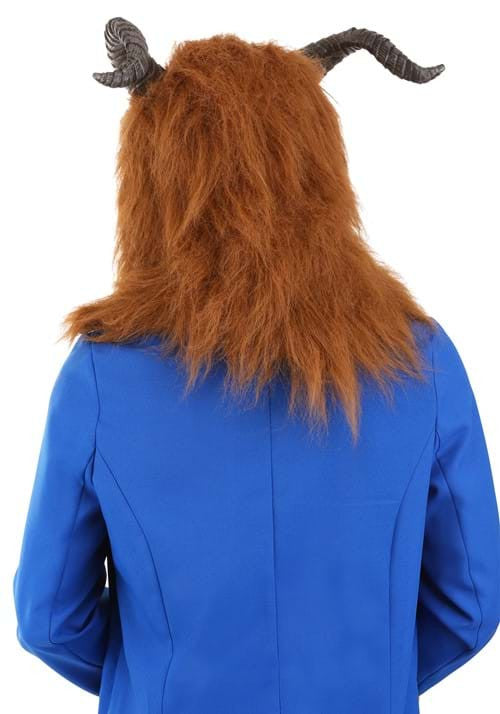 Beauty and The Beast- Beast Hood with Horns- worn by model back view