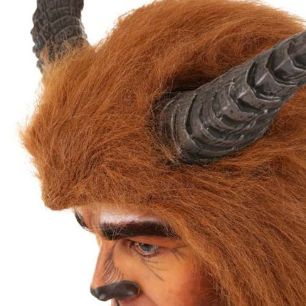 Beauty and The Beast- Beast Hood with Horns- worn by model top view