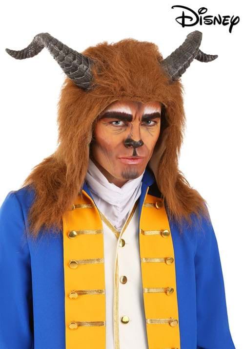 Beauty and The Beast- Beast Hood with Horns- worn by model front view