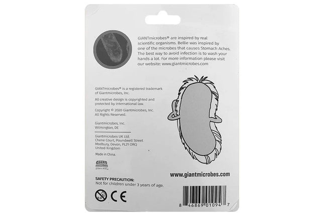 Shouting Bellie Keychain back of package