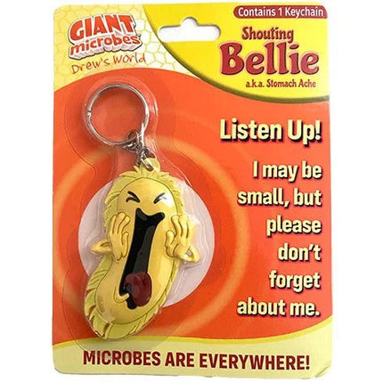 Shouting Bellie Keychain front of package