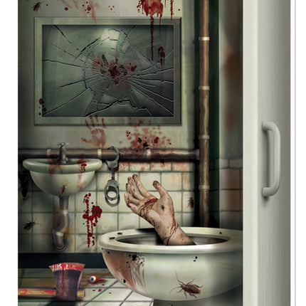 CREEPY CRAPPER RESTROOM DOOR C