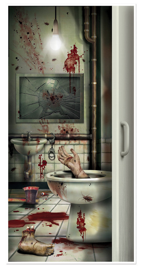 CREEPY CRAPPER RESTROOM DOOR C