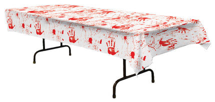 BLOODY HANDPRINTS TABLECOVER