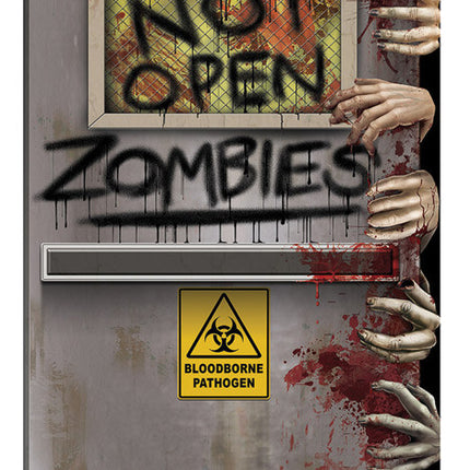ZOMBIES LAB DOOR COVER
