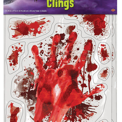 BLOOD SPLATTER CLINGS