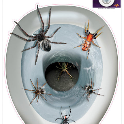SPIDER TOILET TOPPER PEEL N PL