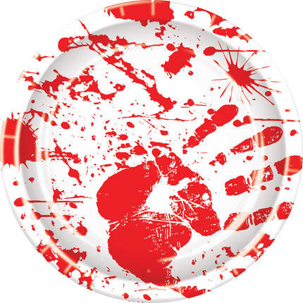 BLOODY HANDPRINTS PLATES
