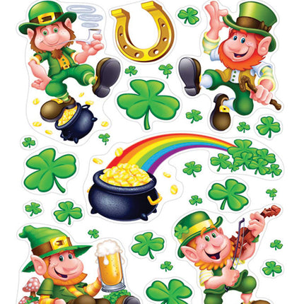 LEPRECHAUN SHAMROCK CLINGS