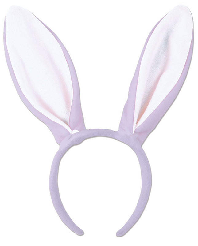 BUNNY EARS LAVENDER/WHITE