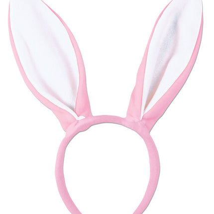 BUNNY EARS PINK W WHITE LINING