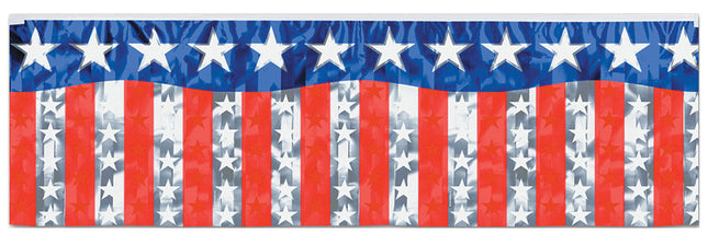 STARS STRIPES FRINGE BANNER
