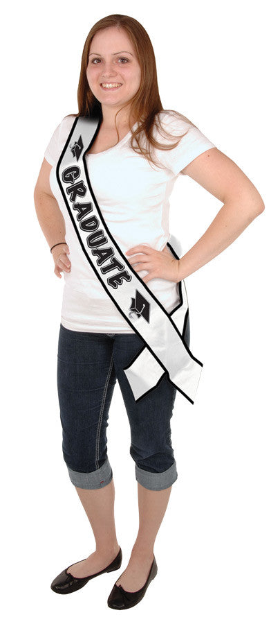 GRADUATE SATIN SASH