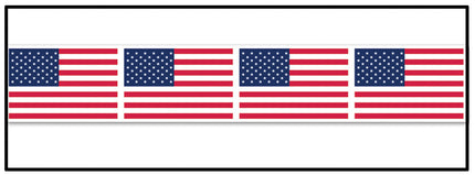 AMERICAN FLAG PARTY TAPE