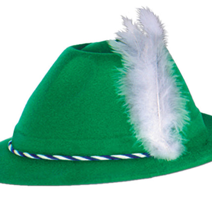GREEN VELOUR TYROLEAN 6 HATS