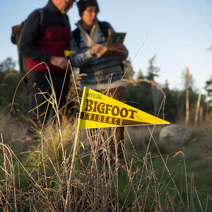 Bigfoot Research Kit- evidence marker in the ground