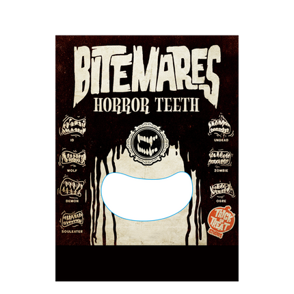 Bitemares Horror Teeth Packaging