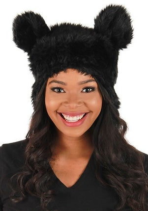 Black Bear Hat- worn by adult model