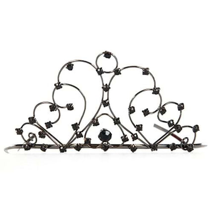 Black Gothic Tiara- front view