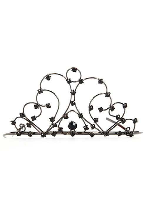 Black Gothic Tiara- front view