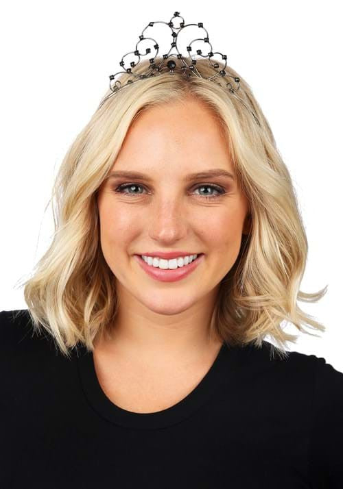 Black Gothic Tiara- worn by model