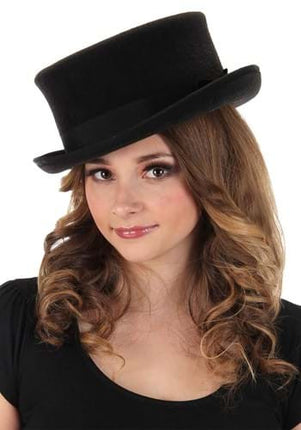 Black John Bull Top Hat- worn by female model