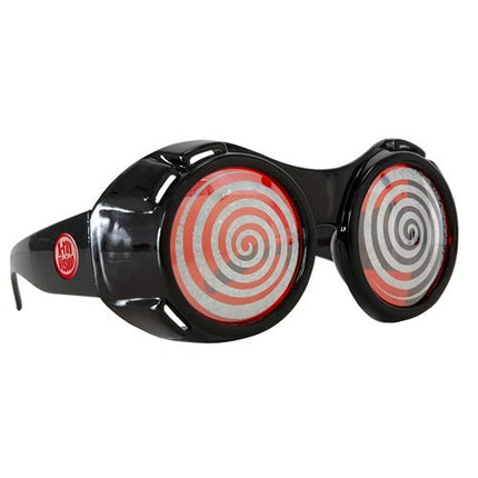 Black & Red X-Ray Goggles- angled view