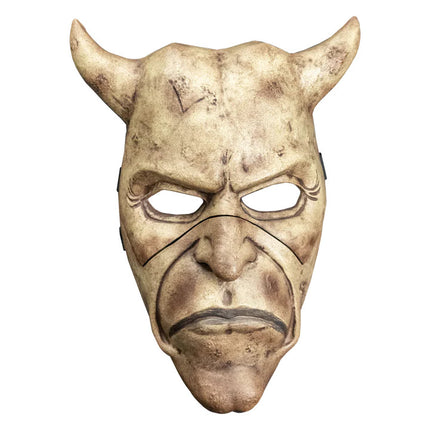 Black Phone- The Grabber Mask- mask with frown attachment front view