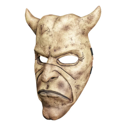 Black Phone- The Grabber Mask- mask with frown attachment left view