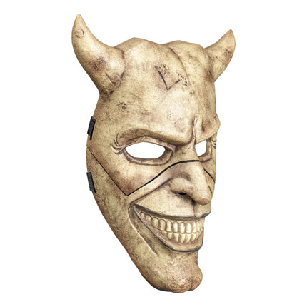 Black Phone- The Grabber Mask- mask with smiling attachment right view