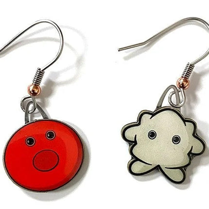 Blood Cell Earrings- Earrings Alone