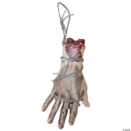 Bloody Hand With Barbed Wire