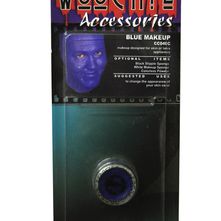 BLUE MASK COVER MAKEUP