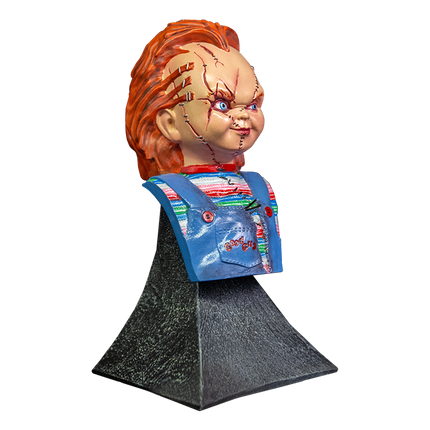 Right-side view of Chucky Mini Bust