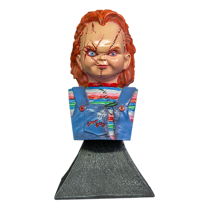 Front view of Chucky Mini Bust