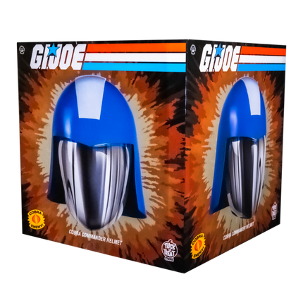 G.I. Joe Cobra Commander Helmet- Box Back View