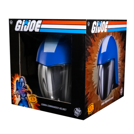 G.I. Joe Cobra Commander Helmet- Box Side View
