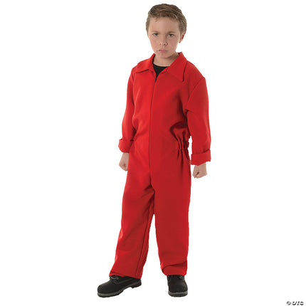 Red Boiler Suit Child Costume