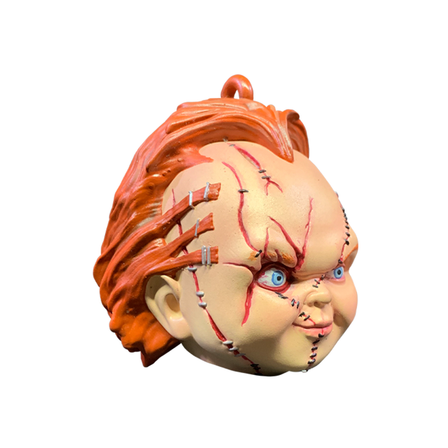 Left side of Chucky Ornament