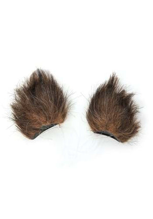 Brown Cat Ears & Tail Kit- ears back view