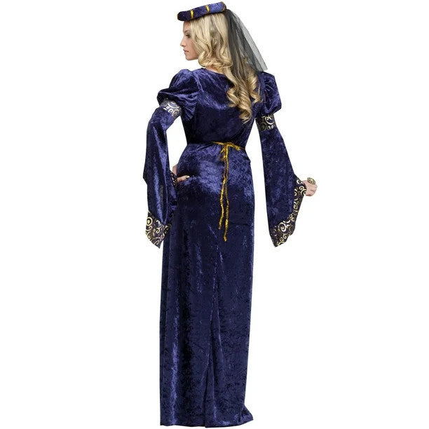 Royal Renaissance Maiden Costume- back view