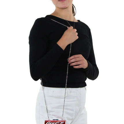 COKE CAN BAG- Worn by Model Side View