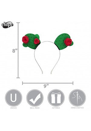 Cactus Headband- measurements