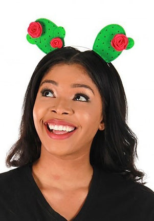 Cactus Headband- worn by adult model