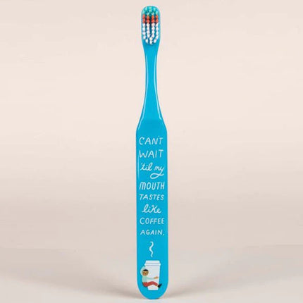 Tastes Like Coffee Toothbrush- front view