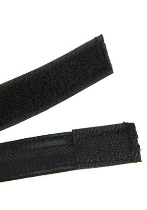 Cat Ears, Collar and Tail Kit Black & Pink- up close velcro
