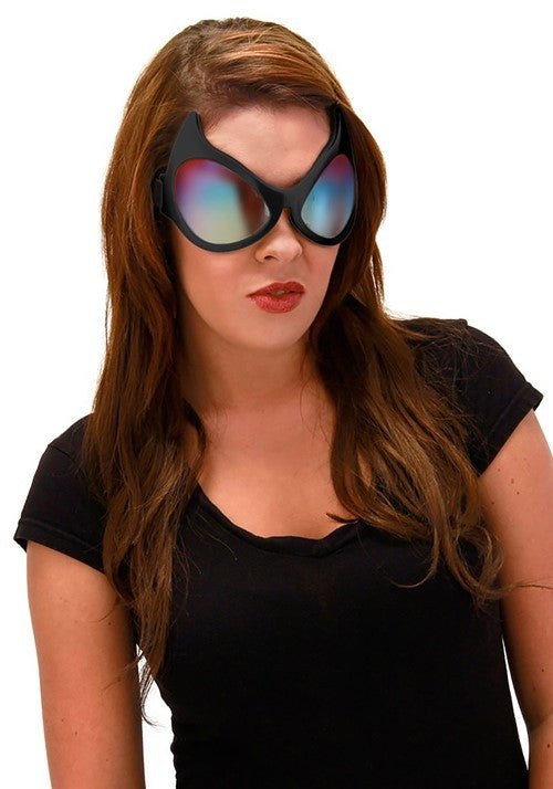Rainbow Cat Eye Goggles- worn by model