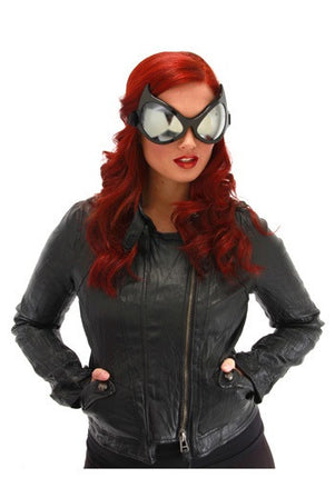 Black Cat Eye Goggles- worn by model